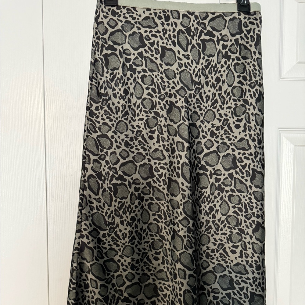Stylish Animal Print A-Line Skirt